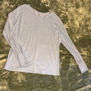 Light Blue Long Sleeve Top